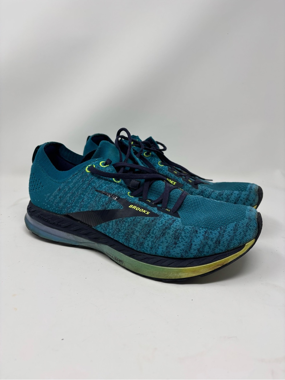 Brooks Bedlam 2 'Navy Green' Running Shoes - Men's Size 11.5